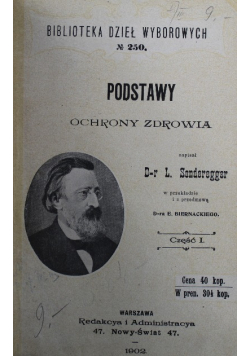 Podstawy Ochrony Zdrowia Część 1 1902 r