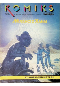 Komiks fantastyka Nr 4 / 88 Mutanci z Xanai