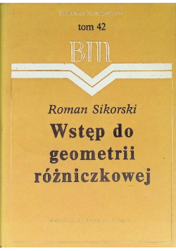 Wstęp do geometrii różniczkowej