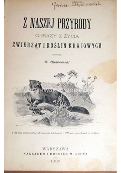 Z naszej przyrody 1903 r.