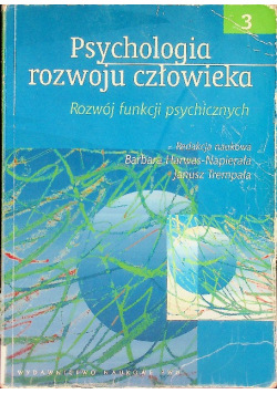 Psychologia rozwoju człowieka Tom 3