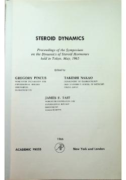 Steroid dynamics