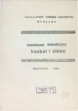 Knebel i słowo
