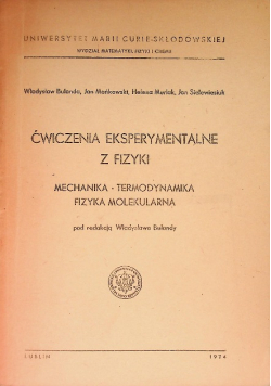 Ćwiczenia eksperymentalne z fizyki