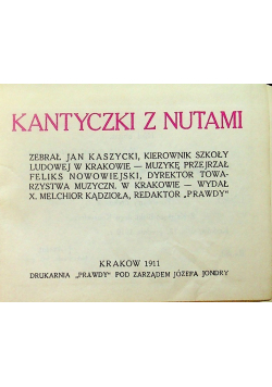 Kantyczki z nutami