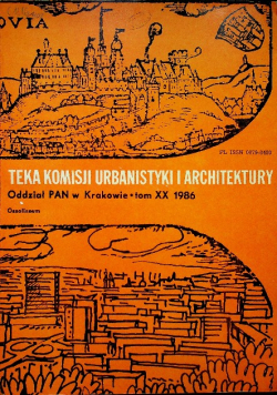 Teka komisji urbanistyki i architektury Tom XX