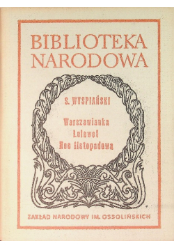 Warszawianka Lelewel Noc listopadowa