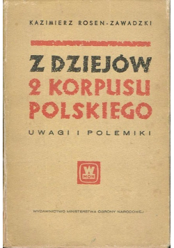 Z dziejów 2 korpusu polskiego