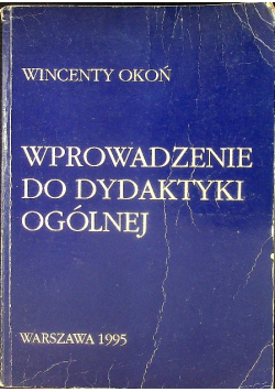 Wprowadzenie do dydaktyki ogólnej