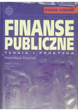 Finanse publiczne Teoria i praktyka