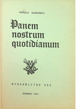 Panem nostrum quotidianum