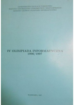 IV olimpiada informatyczna 1996/ 1997