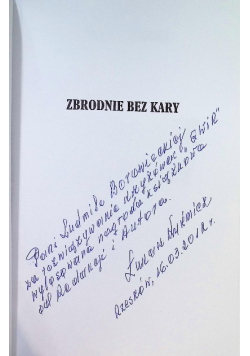 Zbrodnie bez kary