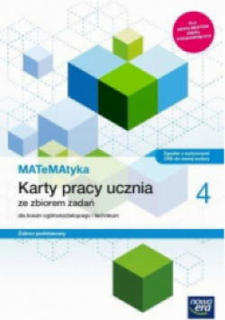 Matematyka Klasa 4 Karty pracy ucznia Zakres podstawowy