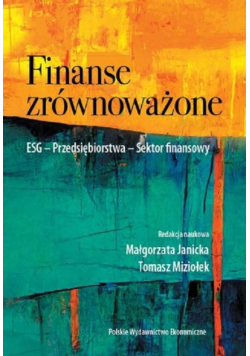 Finanse zrównoważone ESG - Przedsiębiorstwa - Sektor finansowy