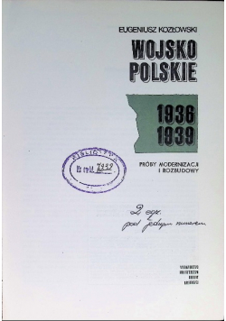 Wojsko Polskie 1936 1939