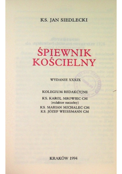 Śpiewnik Kościelny