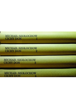 Cichy don Tom 1 do 4
