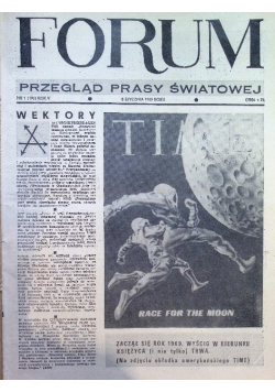 Forum przegląd prasy światowej cały rocznik 1969 Nr 1 do 52 / 69