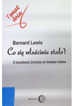 Co się właściwie stało
