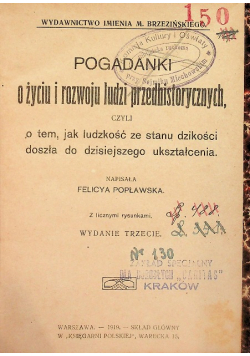 Pogadanki o życiu i rozwoju ludzi 1919 r.
