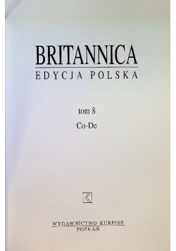 Britannica Edycja polska Tom 8 Co-De