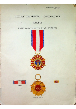 Wzory orderów i odznaczeń