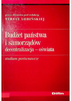 Budżet państwa i samorządów