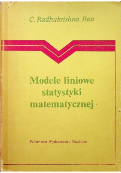 Modele liniowe statystyki matematycznej