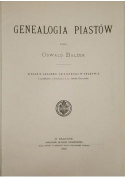 Genealogia Piastów