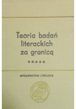 Teoria badań literackich za granicą
