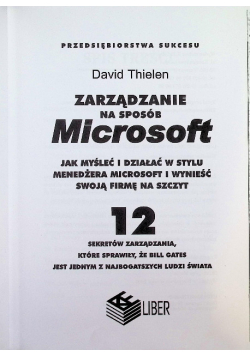 Zarządzanie Na Sposób Microsoft