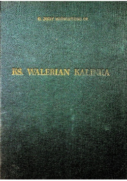 Ksiądz Walerian Kalinka- życie i działalność