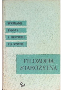 Filozofia Starożytna Grecji i Rzymu