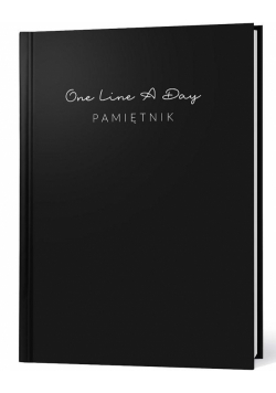 Pamiętnik one line a day. Dziennik notatnik journa
