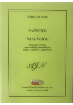 Państwo- nasz wróg