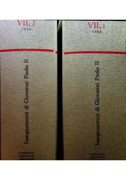 Insegnamenti di Giovanni Paolo Tom VII Część 1 i 2