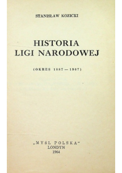 Historia Ligi Narodowej Okres 1887 - 1907