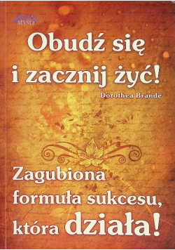 Obudź się i zacznij żyć!