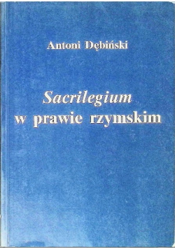 Sacrilegium w prawie rzymskim
