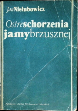 Ostre schorzenia jamy brzusznej
