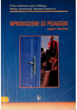 Wprowadzenie do pedagogiki