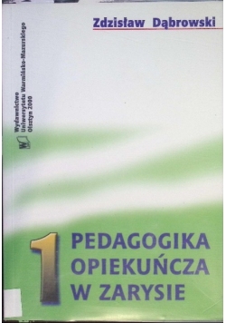 Pedagogika Opiekuńcza w zarysie 1