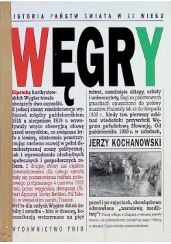 Historia Państw Świata w XX wieku Węgry