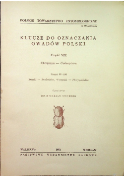 Klucze do oznaczania owadów Polski Część XIX