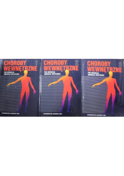 Choroby wewnętrzne Tom 1 do 3