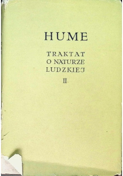 Traktat o naturze ludzkiej Tom II