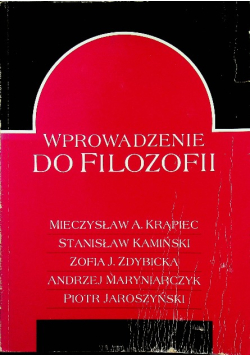 Wprowadzenie do filozofii
