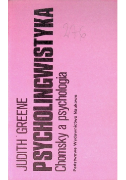 Psycholingwistyka Chomsky a psychologia