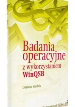Badania operacyjne z wykorzystaniem WinQSB